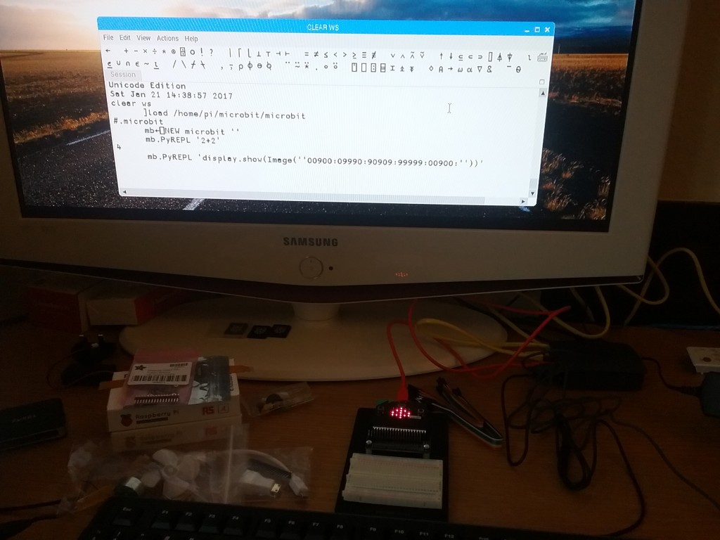 Raspberry APL Pi And Python On The Micro:bit | Dyalog Blog